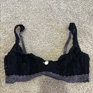 Free people Bralette in Black and Gray